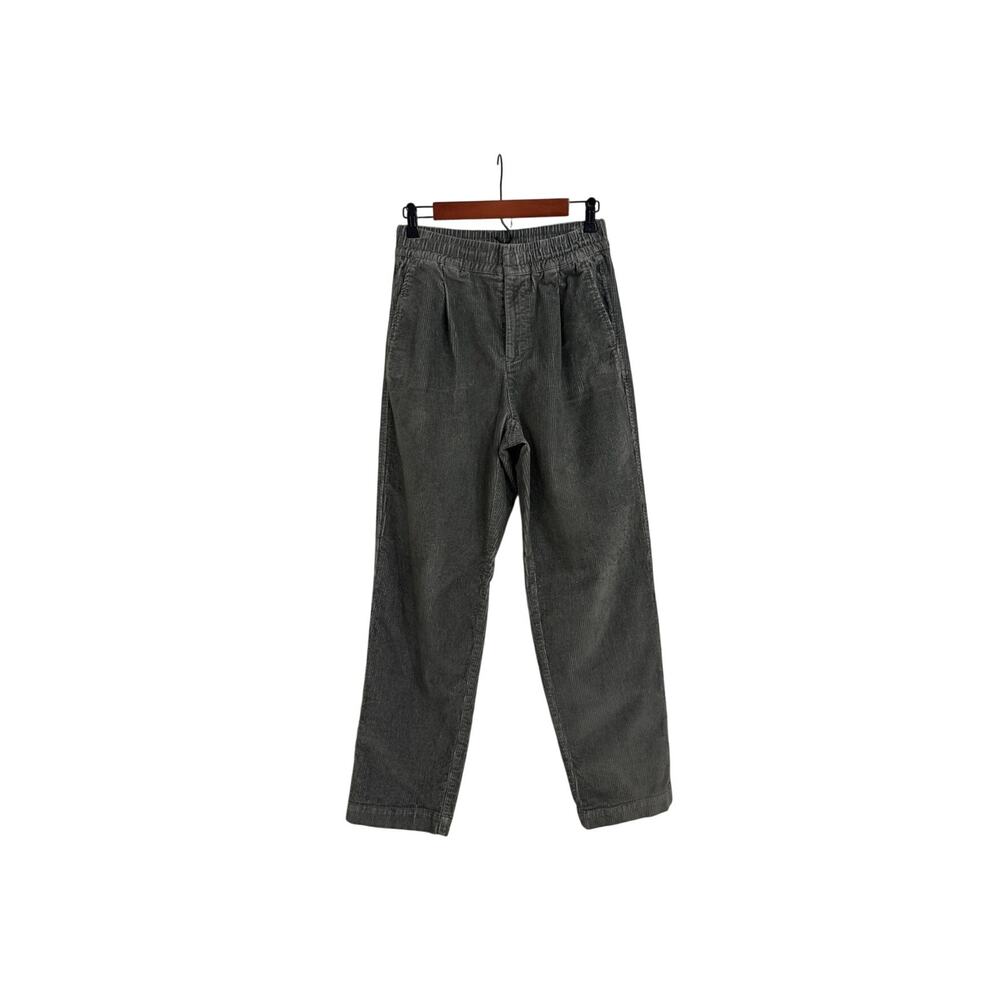 GAP Vintage High Rise Green Corduroy Grunge 90s Pleated Work Pants Size Small